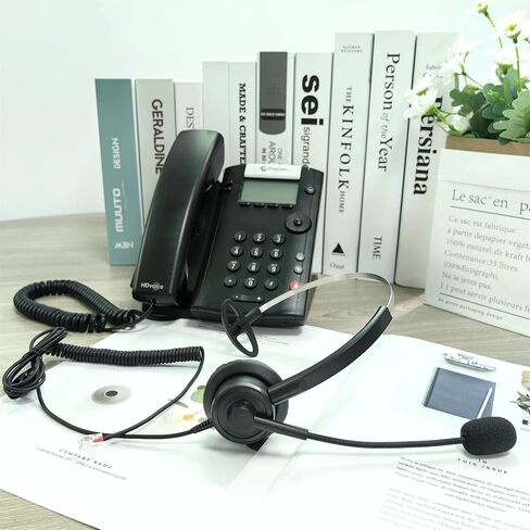 Callez Phone Headsets RJ9 with Noise Cancelling Mic for Polycom VVX Phones in Kuwait