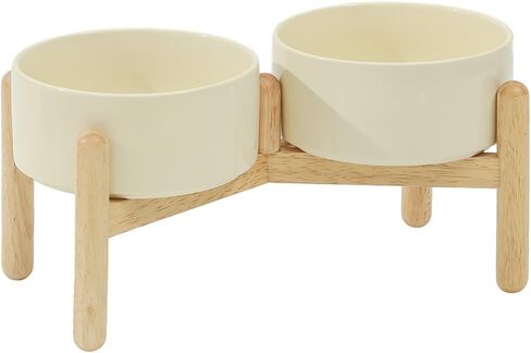 Havniva Ceramic Dog Bowls Elevated, Raised Dog Food Bowl for Small Dogs in Kuwait