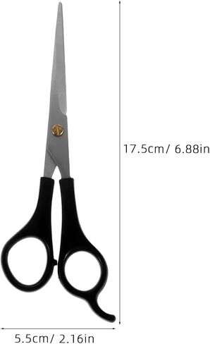 5pcs PET Straight Grooming Scissors with Ergonomic Handle in Kuwait