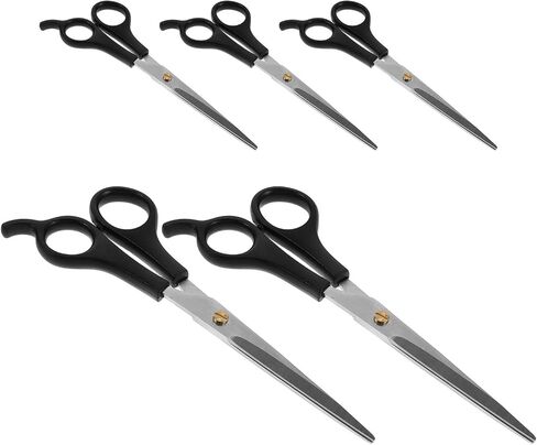 PET Hair Cutting Scissors 5pcs Straight Grooming Shears for Cats Dogs in Saudi Arabia