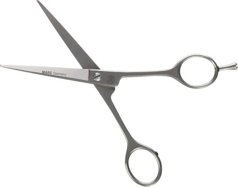 Mars Professional Ergonomic Stainless Steel Hair Cutting Shears with Fingerhook, Microserrated, 6" Length in Kuwait