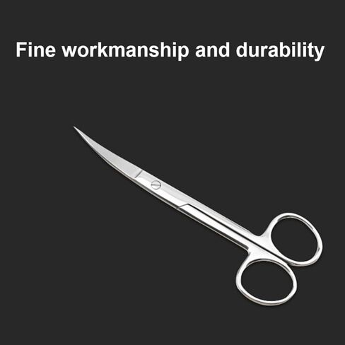 2pcs PET Grooming Scissors Stainless Steel Straight Curved Heads in Kuwait