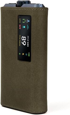 MITER Handcrafted Leather Case for iFi iDSD GR 2 – Premium Italy Mudra Belly Leather, Steel Frame Protection, Scratch-Resistant, Made in Korea, Gryphon Second gr2 (Oliva Green) in Kuwait