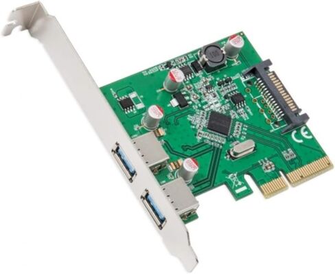 IO Crest SD-PEX20185 2 Port USB3.1Type-A PCI-E 3.0 x4 in Kuwait