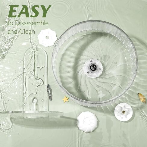 Silent Hamster Wheel, 10.2 Inch, Adjustable Stand, Clear in Saudi Arabia