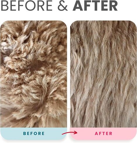 Lillian Ruff Waterless No-Rinse Dog Dry Shampoo Spray & Leave-in Dog Conditioner & Detangler - pH-Balanced for Dogs After-Bath No Rinse Hydrating Spray Set- Clean, Condition, Detangle & Deodorize in Saudi Arabia
