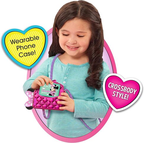 Disney Junior Minnie Mouse Chat with Me Pretend Play Cell Phone Set, Lights and Sounds, Kids Toys for Ages 3 Up by Just Play in Kuwait