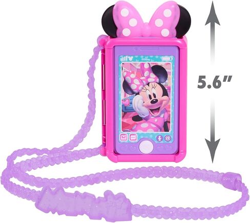 Disney Junior Minnie Mouse Chat with Me Pretend Play Cell Phone Set, Lights and Sounds, Kids Toys for Ages 3 Up by Just Play in Kuwait