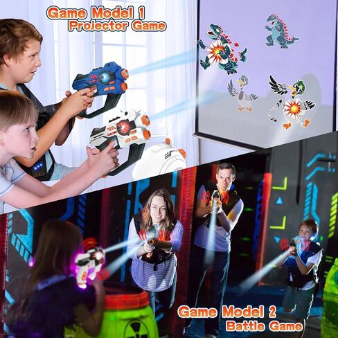 Histoye Laser Tag Guns مجموعة من 2 مع عرض لعبة إطلاق النار على Lazer للأطفال المراهقين البالغين مع Digital LED SCORE DISLAY DIRDAY EASTER TOYS FOR 6 7 8 9 10 11 12+YEARY BOYS in Kuwait
