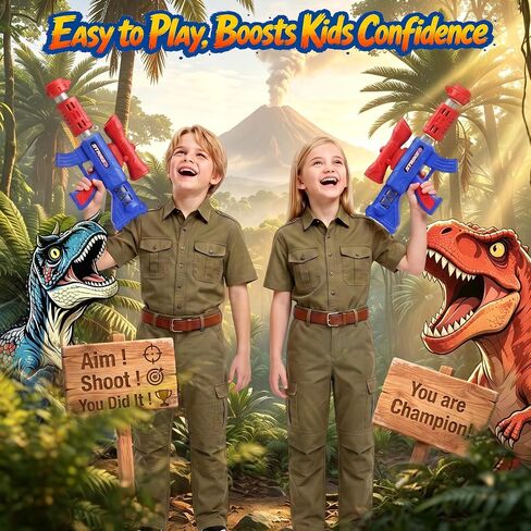Dimoarch Dinosaur Shooting Game Toys for Kids Boys Ages 4 5 6 7 8 9 10 in Kuwait