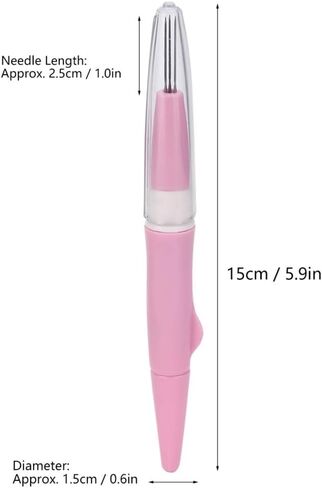 Style Needle Felting Tool,Needle Felting Needle Pen,Wool Felting Tool,Pink DIY Craft Tool for Wool Felt Making,Patchwork,Embroidery,15cm Length in Kuwait