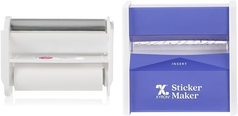 Xyron Permanent Adhesive Refill for Create-a-Sticker XRN500, 5" x 20', Refill Cartridge (AT1505-20) & Sticker Maker, 3", includes Permanent Adhesive 3" x 20', Disposable (100111) in Kuwait