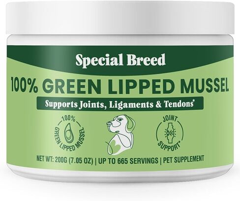 Green Lipped Mussel Powder for Dogs & Cats - 100% New Zealand Green Lipped Mussels - 75 Grams - Up to 250 Servings in Saudi Arabia
