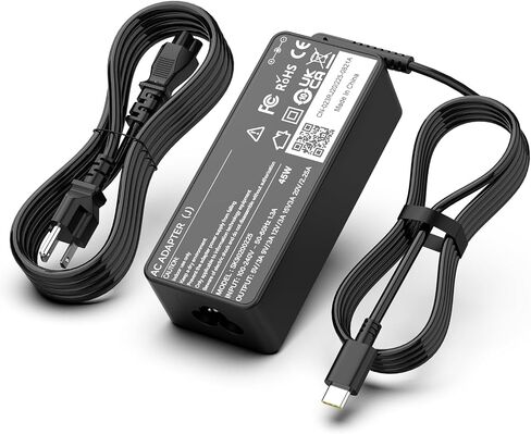 45W Laptop Charger for Hp Model 15 14 15-f023wm R-41013323 213349-009 213349-109 741727-001 HP Pavilion Stream 11 Power Cord Supply Notebook Replacement Adapter Charging Cable 19.5v 2.31a 4.5mm x 3mm in Kuwait
