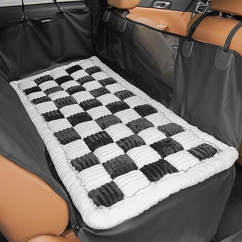 HiPetpy Backseat Dog Bed Mat for Car, Non-Slip Dog Bed for Car Back Seat in Saudi Arabia