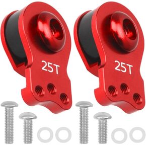 Aluminum RC 25T Servo Saver Adjustable Hi-Torque Servo Horn Compatible with 1/10 TRX4 TRX6 SCX10 Capra Futaba Tamiya RC Car Boat Upgrade Parts in Saudi Arabia