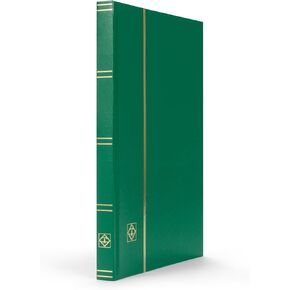 Lighthouse Stockbook DIN A5, 32 black pages, non-padded cover, green in Saudi Arabia