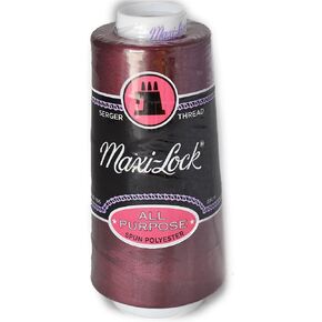 Maxi Lock All Purpose Thread Red Currant 3000 YD Cone MLT-057 in Saudi Arabia