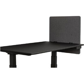 Stand Up Desk Store ReFocus Clamp-on Acoustic Desk Divider Privacy Panel That Reduces Noise and Visual Distractions (Ash Gray, 23.6" x 23.6") in Saudi Arabia