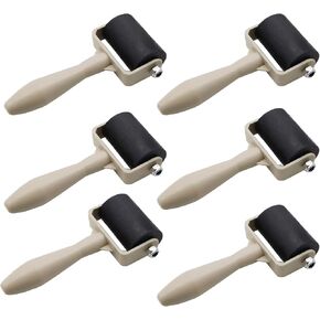 HRJZF Rubber Brayer Roller Set, 16 Pack, 1.4 Inch, Printmaking and Stamping Tools in Saudi Arabia
