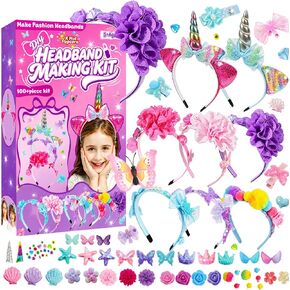 X Hot Popcorn DIY Headband Making Kit Make Your Own Fashion Headbands Arts and Crafts Kit in Saudi Arabia