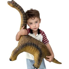 YONGJULE Big Brachiosaurus 32 inch, Soft Dinosaur Toys for Kids 3-5, Large Inflatable Dinosaur Toys for Boys Girls, Realistic Dinosaur Figures Gifts (Green) in Kuwait