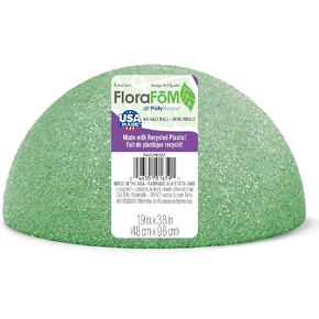 FloraCraft FloraFōM Half Ball 1.9 Inch x 3.8 Inch Green in Saudi Arabia