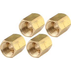Allstar Performance ALL50131 1/4" Inverted Flare Union Brass Brake Line Adapter Fitting, (Pack of 4) in Saudi Arabia
