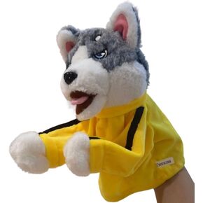 Kung Fu Sharks, Boxing Puppets, Hand Puppets - Boxing Puppets, Kung Fu Animal Toys Husky Gloves, Birthday Party Pet Toys, Funny Gifts for Small Dogs and Cats to Play with (Siberian Husky) in Kuwait
