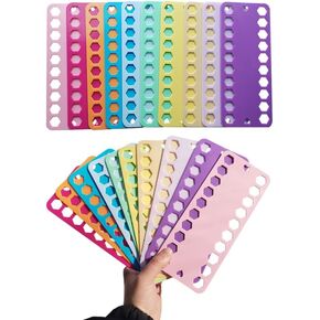 20PCS Embroidery Floss Organizer Set, 10 Color Plastic Floss Bobbins with 20-Hole Floss Cards & Labels, Cross Stitch Thread Storage for Craft DIY Embroidery in Saudi Arabia