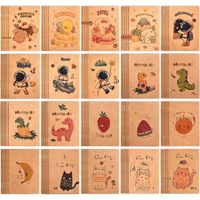 JALEBRO 100Packs Mini Notebooks Bulk, Blank Paper Small Pocket Notebook Mini Sketchbooks Small Journal Memo Notepads For Prayer Notes, Gratitude Journal & Creative Writing - Inspirational Gift Set in Kuwait