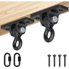 Dolibest Ceiling Mount Swing Hanger Heavy Duty Swing Set Hook for Porch Swing Hammock Chair Yoga Silk Suspension Straps Gymnastic Ring, Wall Anchor for Resistance Bands (900LB) in Saudi Arabia
