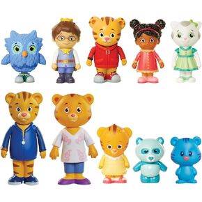 Daniel Tiger's Neighborhood Trolley with Daniel Tiger Figure Included, Pull Back and Go Action with Fun Trolley Bell Sounds, Ding Ding! Daniel Tiger Toys for Kids and Toddlers in Kuwait