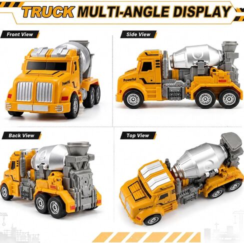 Deformable Toys for Boys 4-6,Cement Mixer Truck Robot Kid Toy Cars in Kuwait
