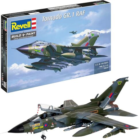 ريفيل مقياس 1:72 تورنيدو GR.1 RAF، طول 9.6 انش، عرض امتداد 7.9 انش in Kuwait