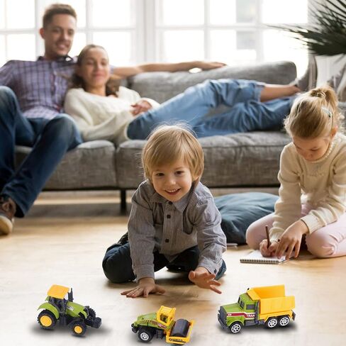 ANDOLO Mini Construction Truck Toy Small Construction Toys Vehicle Tractors in Kuwait