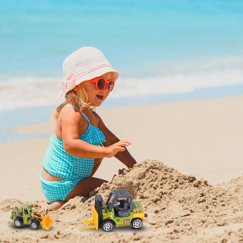 ANDOLO Mini Construction Truck Toy Small Construction Toys Vehicle Tractors in Kuwait
