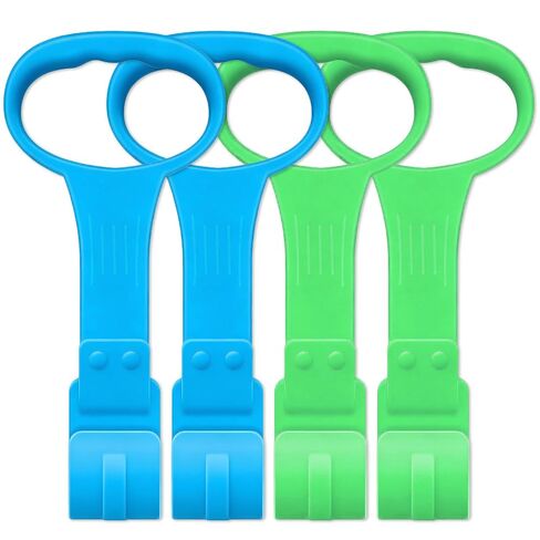 4PCS Baby Playpen Pull Up Rings - Premium Baby Handles for Play Pen Standing Up - Plastic Walking Exercises Assistant Rings for Infants Babies Toddler - Ergonomic Handles in Kuwait