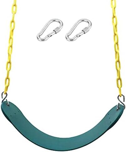 Trapeze Swing SeatBar Rings 48'' Heavy Duty Plastic Coated Chains Swing Set Accessories in Kuwait