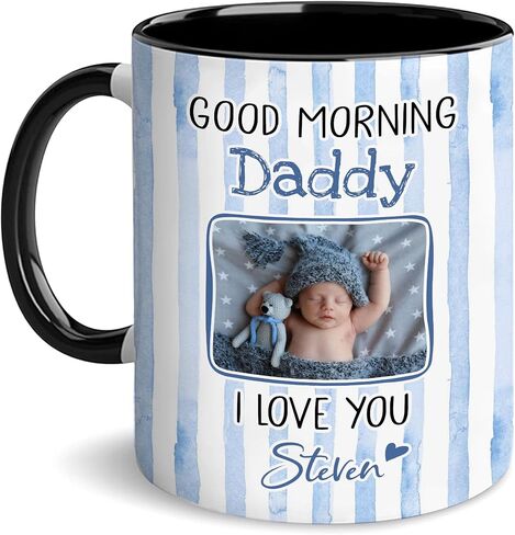 Personalized Best Dad By Par Mug, Fathers Day Gift For Dad Mug With Kids Name, Golf Lover Gift For Dad, Papa, Grandpa, Mug For Golfer in Saudi Arabia