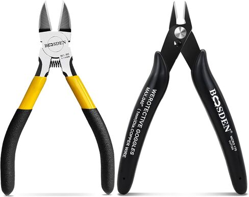 BOOSDEN Mini Flush Cutters & Wire Cutters Set for Jewelry Making 5 Inch in Saudi Arabia