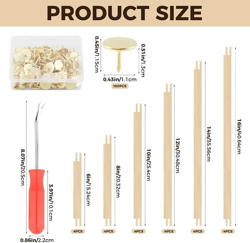 24 PCS Needlepoint Wooden Stretcher Bars Set, 6 Sizes 6/8/10/12/14/16 Inch in Kuwait
