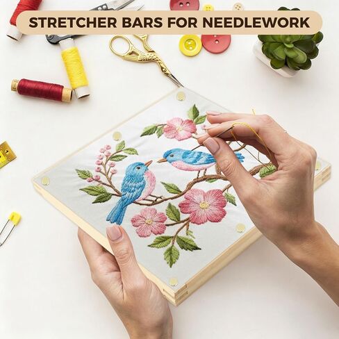 24 PCS Needlepoint Wooden Stretcher Bars Set, 6 Sizes 6/8/10/12/14/16 Inch in Kuwait