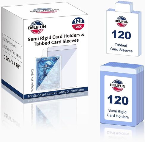 1000ct Soft Trading Card Sleeves - Clear Penny Sleeves, Toploaders for Trading Cards, Card Protector Sleeves for Standard Cards, Baseball Cards, Sports Cards, Game Cards, MTG, Football Cards in Kuwait