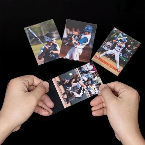 1000ct Soft Trading Card Sleeves - Clear Penny Sleeves, Toploaders for Trading Cards, Card Protector Sleeves for Standard Cards, Baseball Cards, Sports Cards, Game Cards, MTG, Football Cards in Kuwait