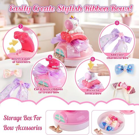 EFOSHM Bow Maker, DIY Hair Accessories for 5 6 7 Year Old Girls Gift in Saudi Arabia