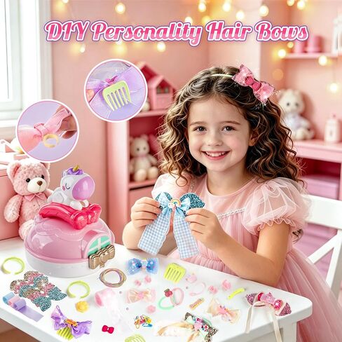 EFOSHM Bow Maker, DIY Hair Accessories for 5 6 7 Year Old Girls Gift in Saudi Arabia