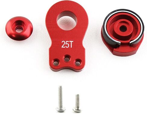 Aluminum RC 25T Servo Saver Adjustable Hi-Torque Servo Horn Compatible with 1/10 TRX4 TRX6 SCX10 Capra Futaba Tamiya RC Car Boat Upgrade Parts in Saudi Arabia