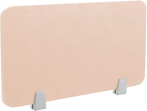 Icegrey Acoustic Desk Divider Privacy Panel لوحة تقسيم مكتبية قابلة للإزالة وممتصة للصوت مع مشبكين لمكاتب مراكز الاتصال الطلابية ومكتبة الفصول الدراسية، رمادي داكن، 15.6 × 11.7 بوصة in Kuwait