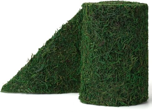 Dried Moss Table Runner for Party Garden Decoration , Dark Green (14cm X 130cm ( 5.5" x 51" )) in Kuwait